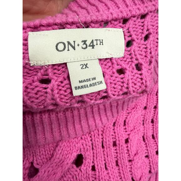 Macy’s On.34Th St Women’s Sweater Size 1X NEW # H703 - Picture 7 of 8